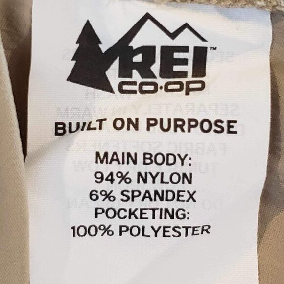 REI Co-op Pants Women’s Relaxed Convertible Size 16 Petite Khaki Stretch Cargo - Picture 14 of 16